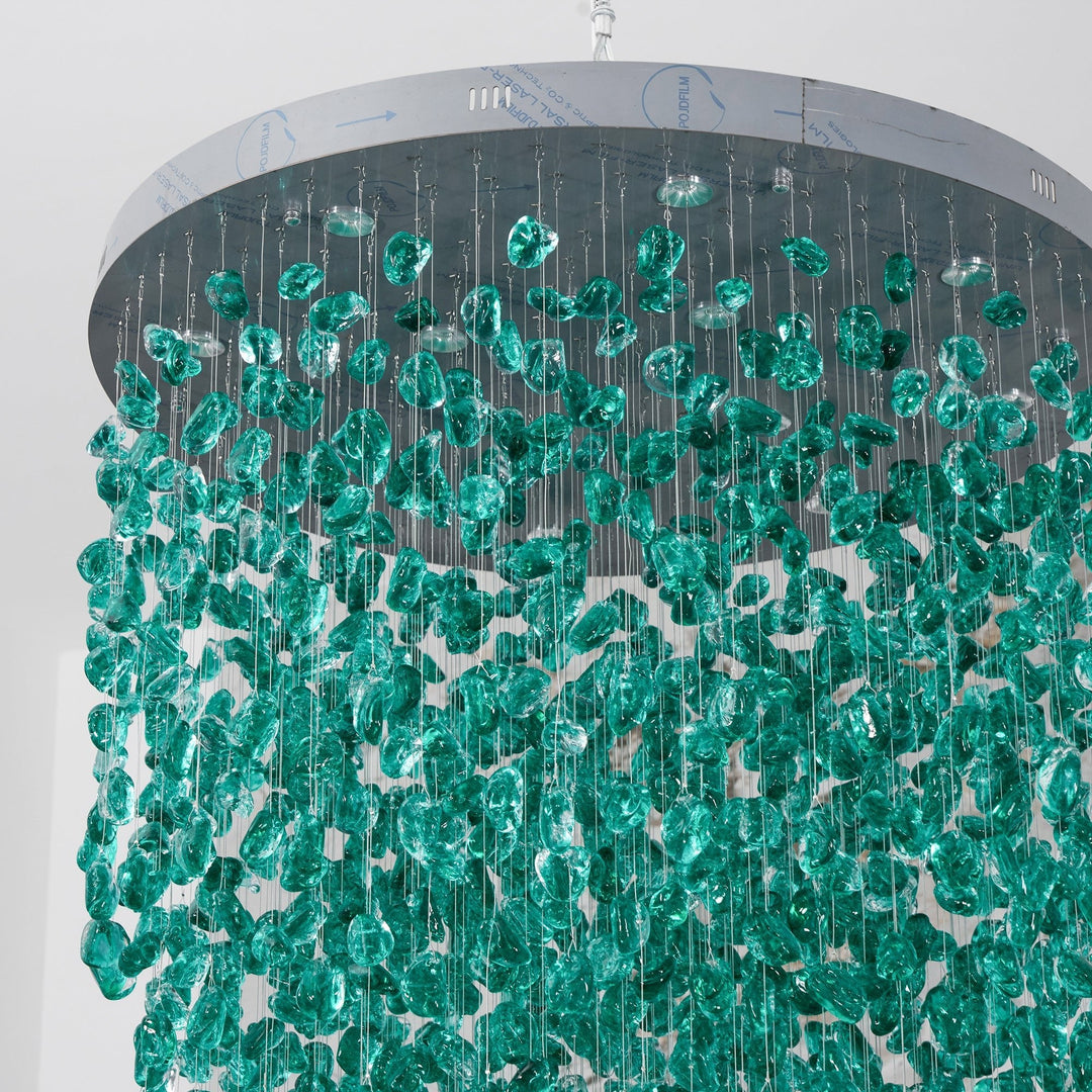 Multicolor Crystal Stone Chandelier - Vakkerlight