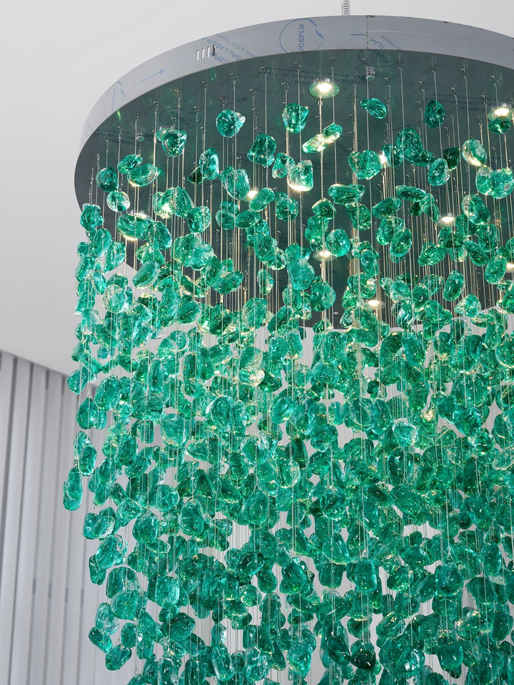 Multicolor Crystal Stone Chandelier - Vakkerlight