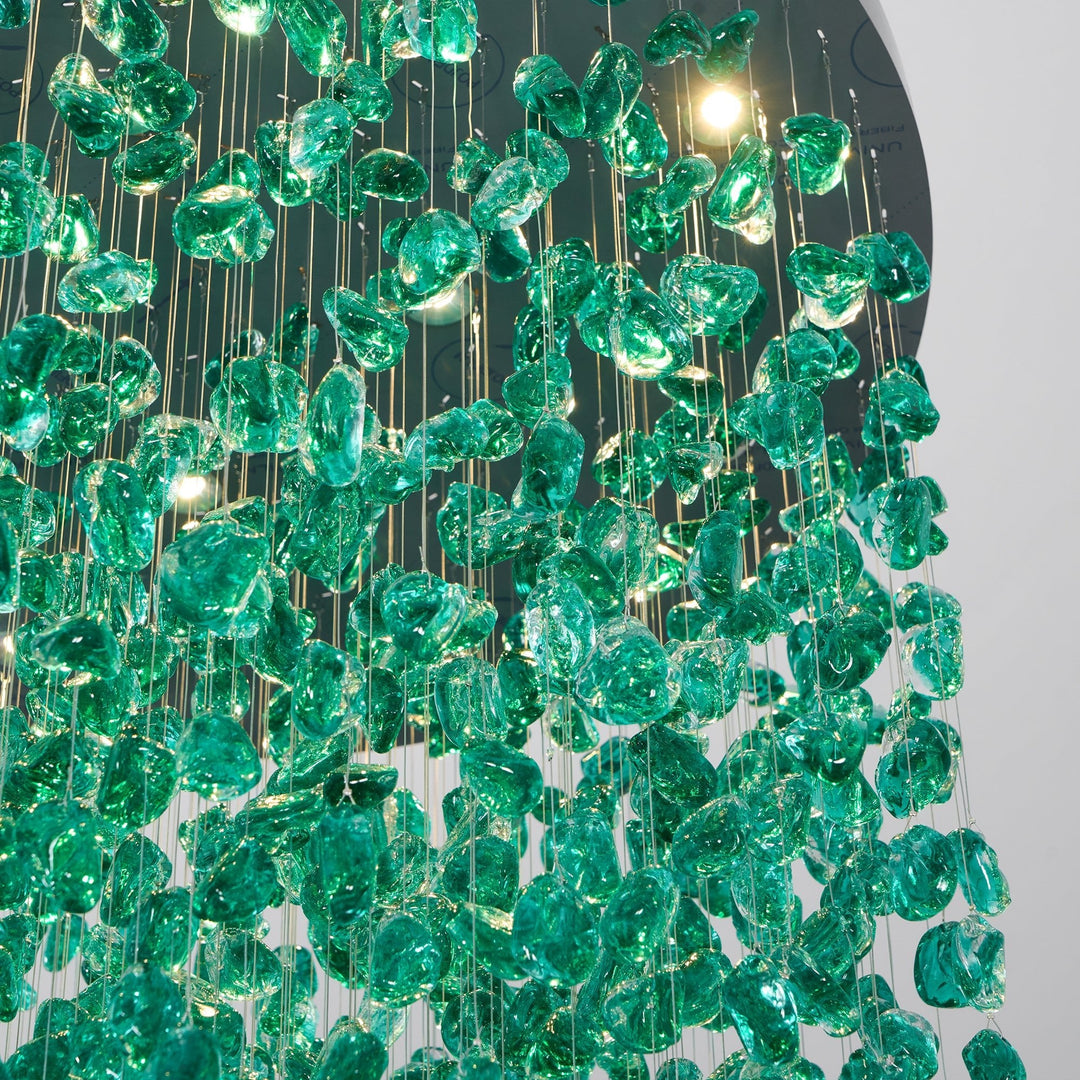 Multicolor Crystal Stone Chandelier - Vakkerlight