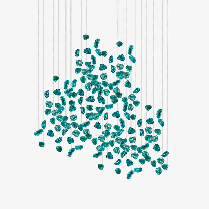 Multicolor Crystal Stone Chandelier - Vakkerlight
