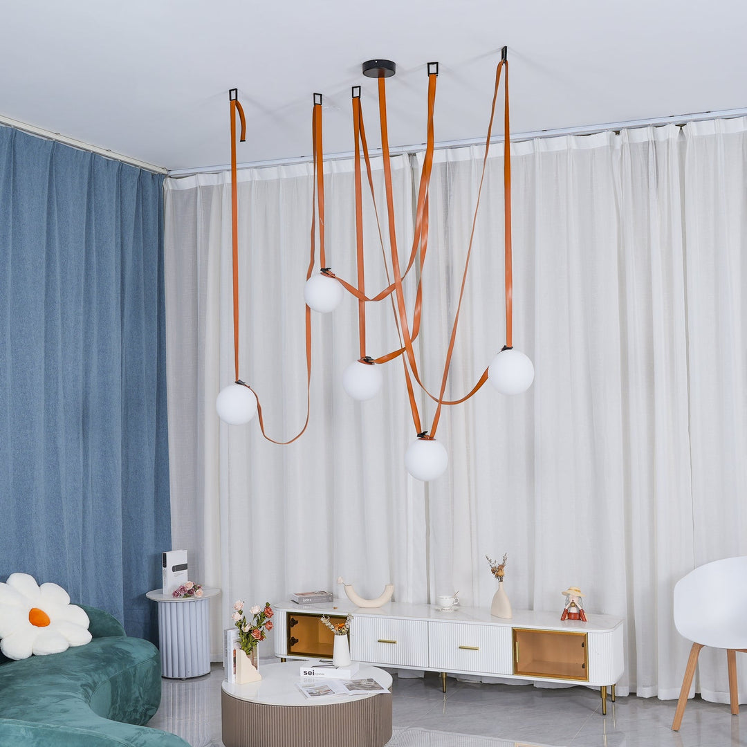 Multiple Belt Art Pendant Light - Vakkerlight