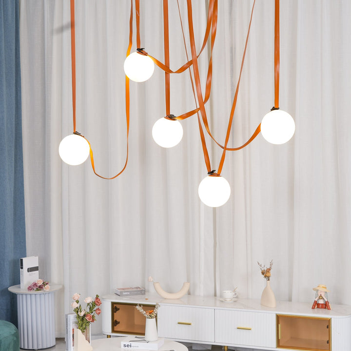 Multiple Belt Art Pendant Light - Vakkerlight