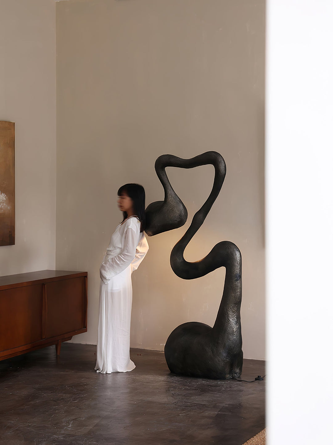 Myrrh Sculpture Floor Lamp