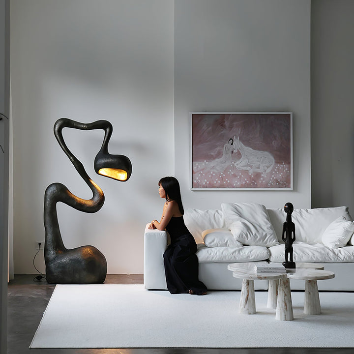 Myrrh Sculpture Floor Lamp