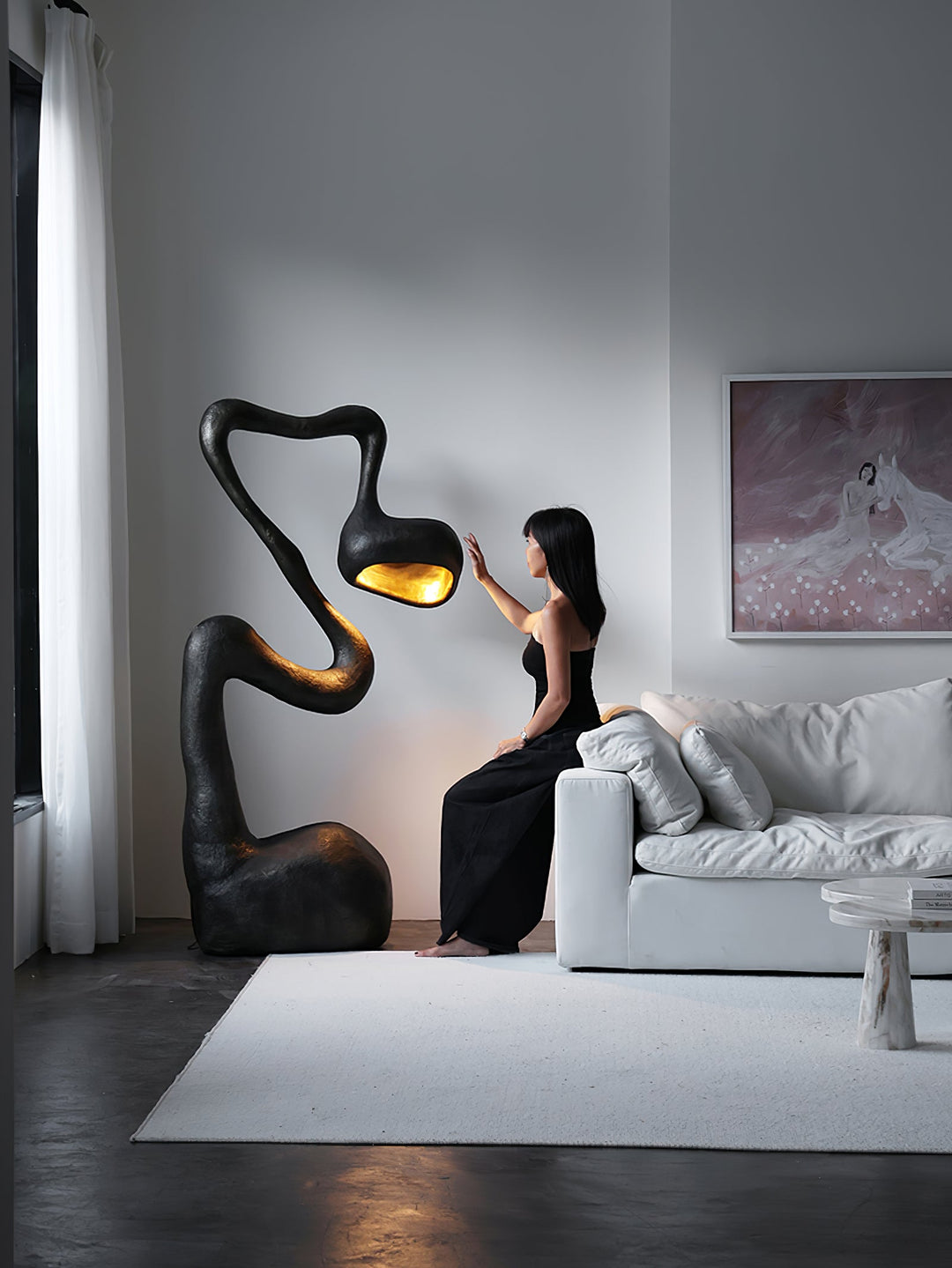 Myrrh Sculpture Floor Lamp