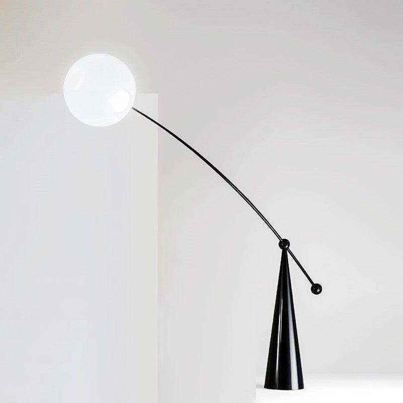 Opal Arc Floor Lamp - Vakkerlight