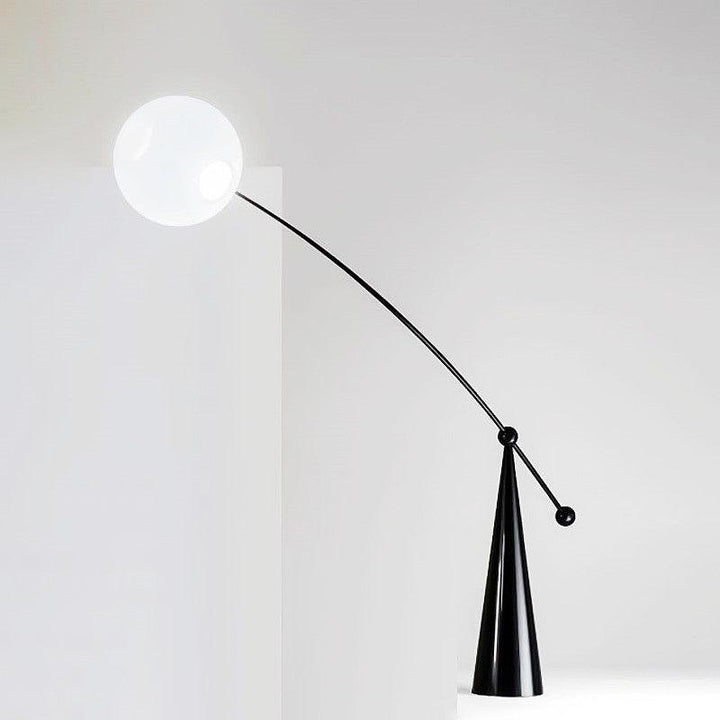 Opal Arc Floor Lamp - Vakkerlight