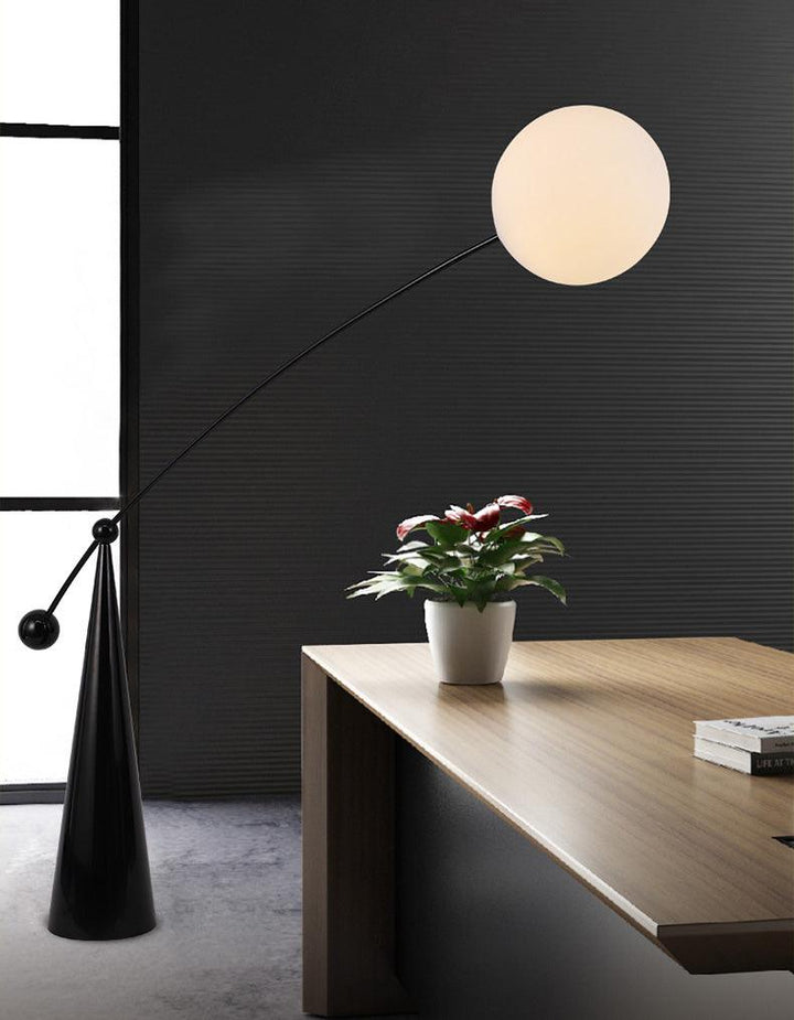 Opal Arc Floor Lamp - Vakkerlight