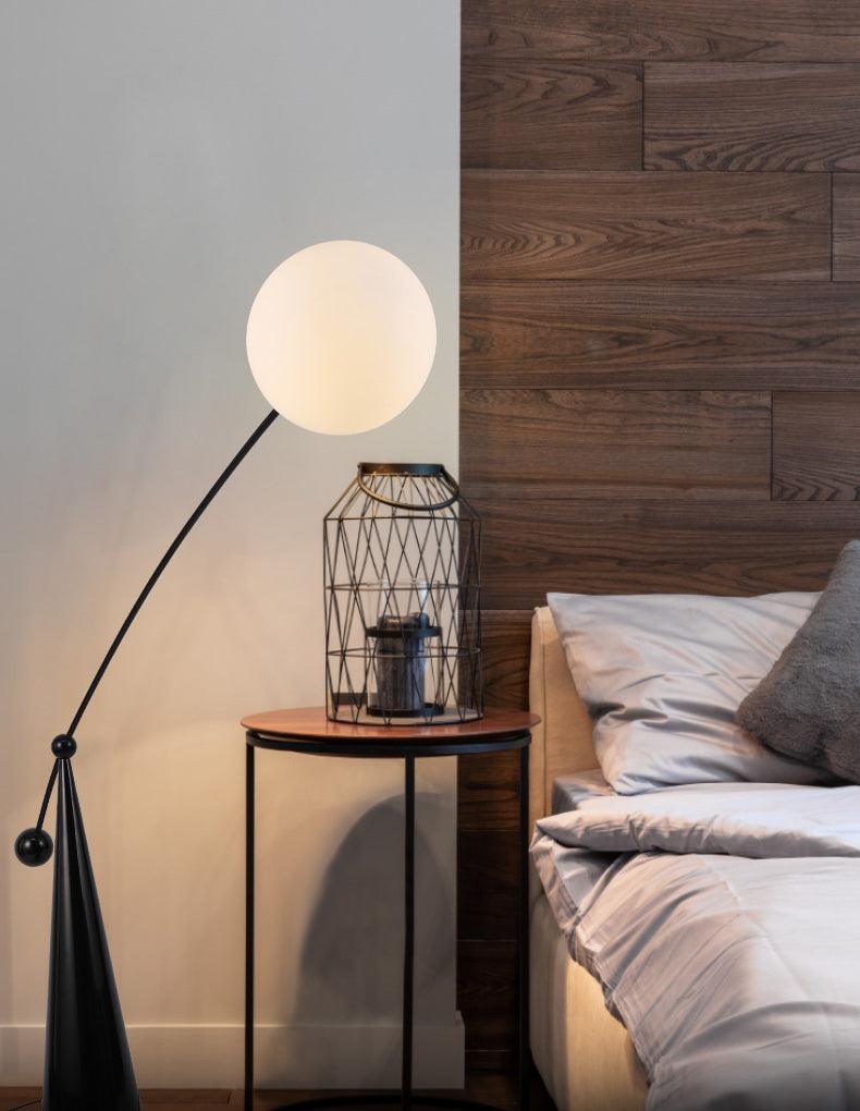 Opal Arc Floor Lamp - Vakkerlight