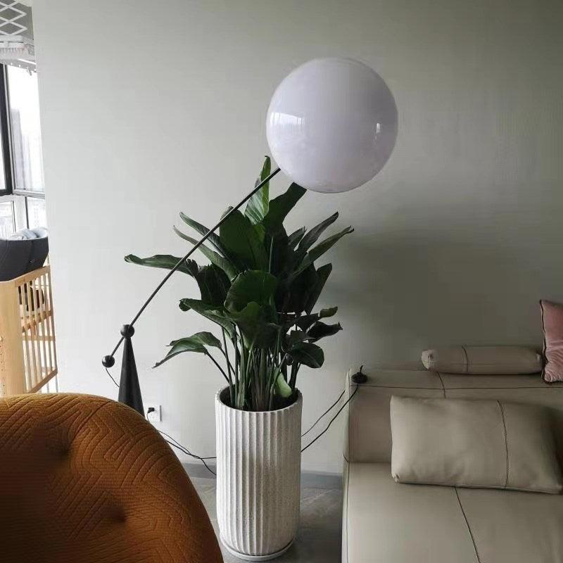 Opal Arc Floor Lamp - Vakkerlight