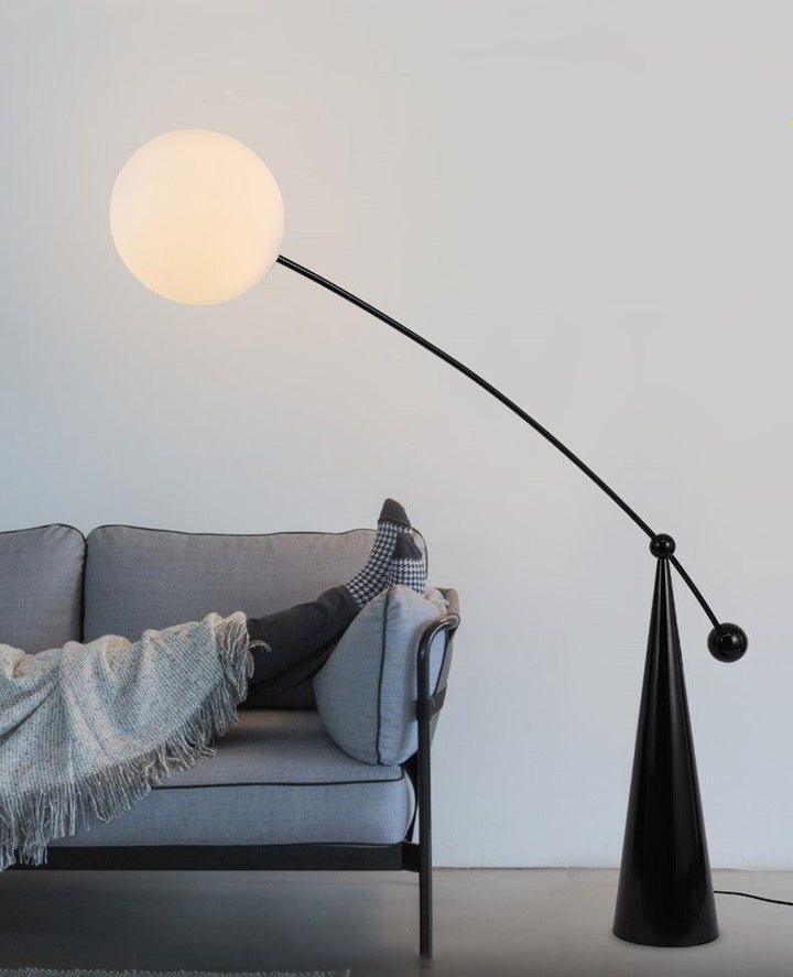 Opal Arc Floor Lamp - Vakkerlight