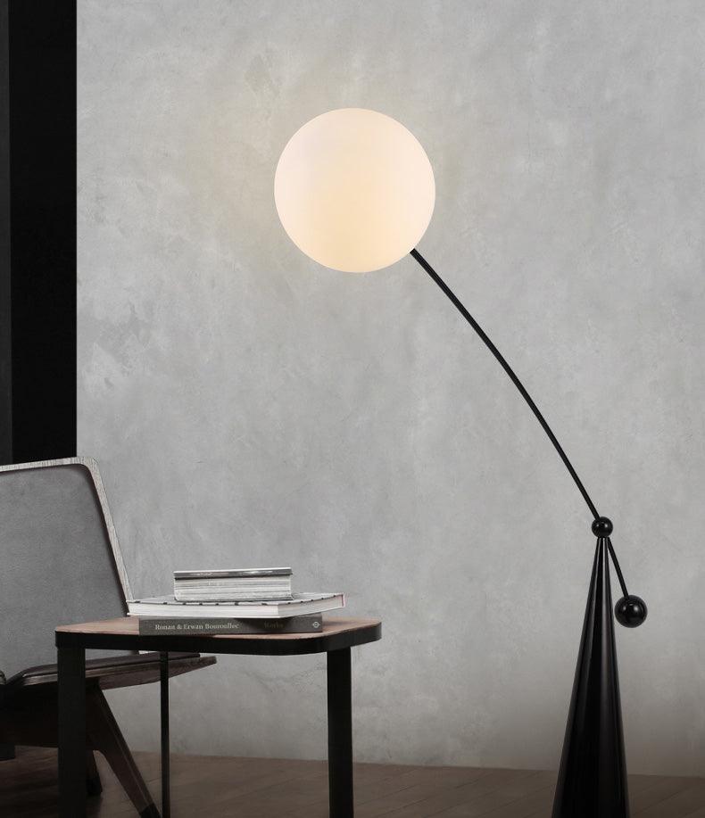 Opal Arc Floor Lamp - Vakkerlight