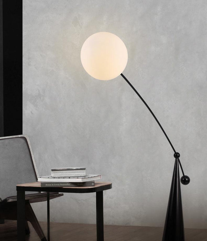 Opal Arc Floor Lamp - Vakkerlight