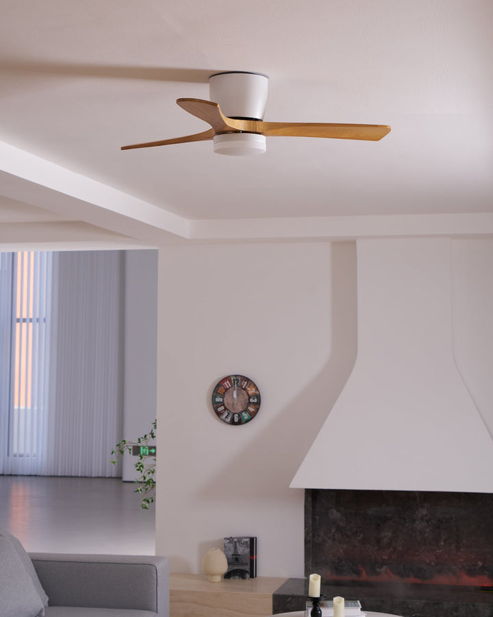 Nordic Wooden 42"/48" Ceiling Fan Light - Vakkerlight
