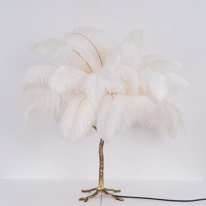Ostrich Feather Table Lamp - Vakkerlight