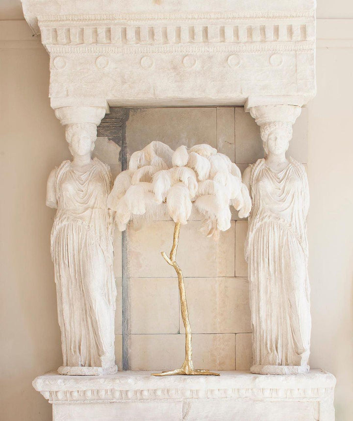 Ostrich Feather Table Lamp - Vakkerlight