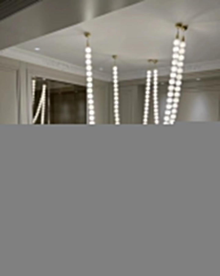 Pearl Necklace Balls Chandelier - Vakkerlight