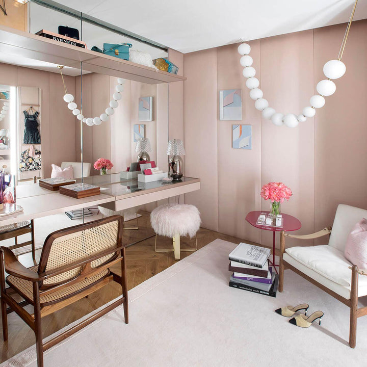 Pearl Necklace Balls Chandelier - Vakkerlight