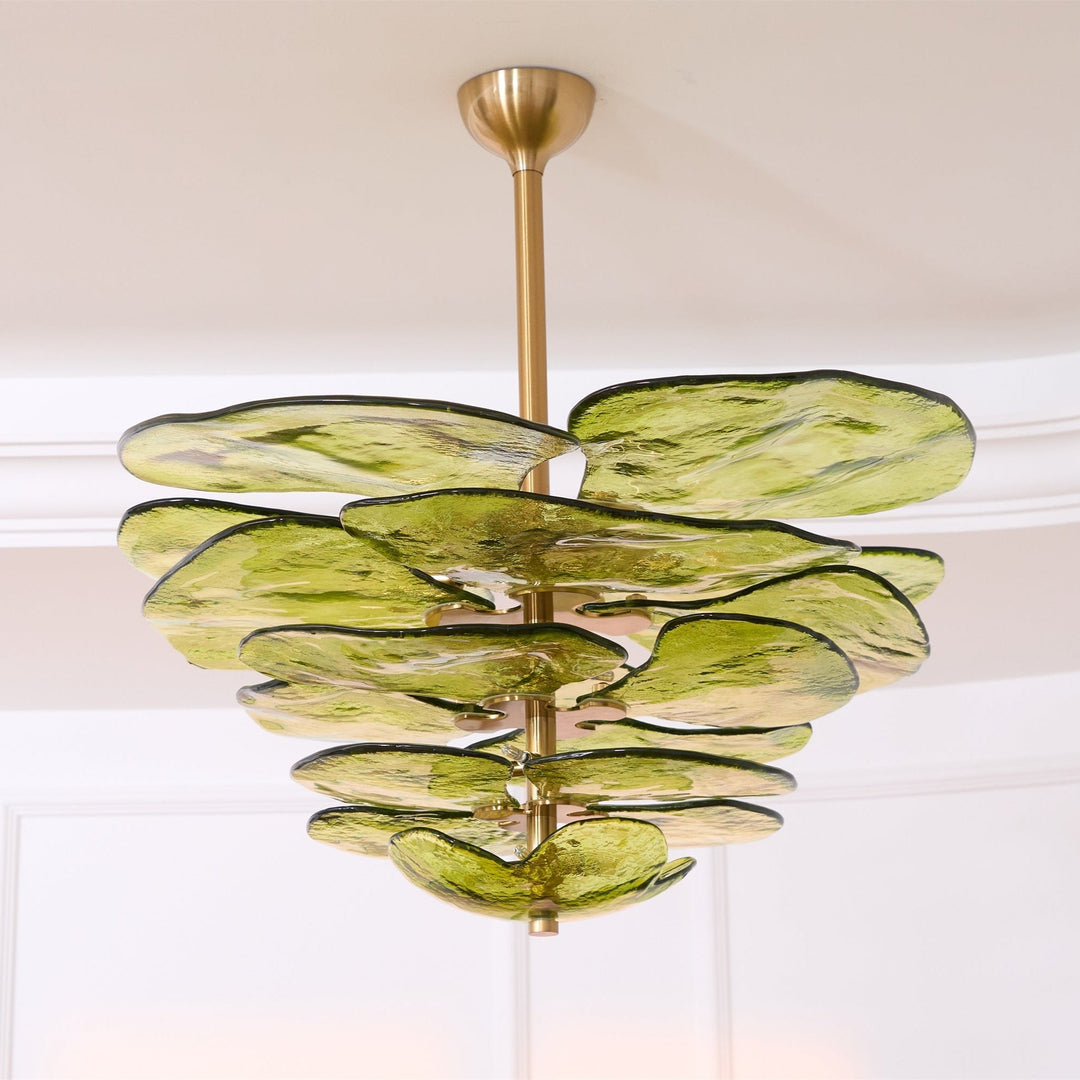 Petals Gold Murano Chandelier - Vakkerlight