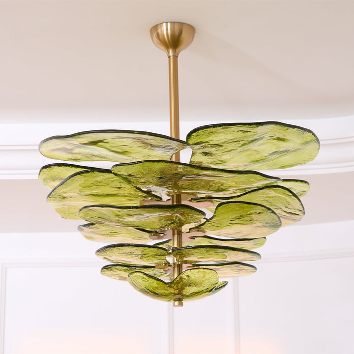 Petals Gold Murano Chandelier - Vakkerlight
