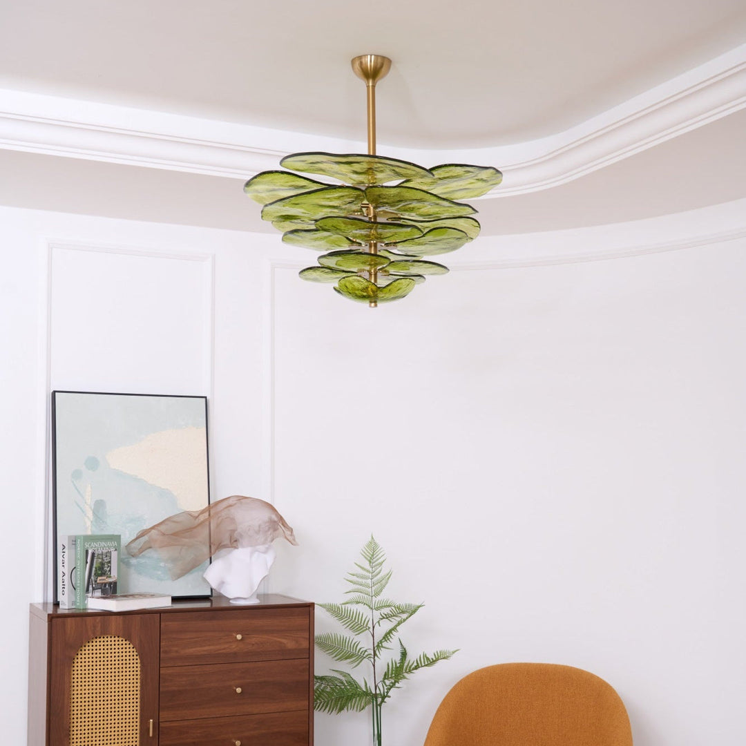 Petals Gold Murano Chandelier - Vakkerlight