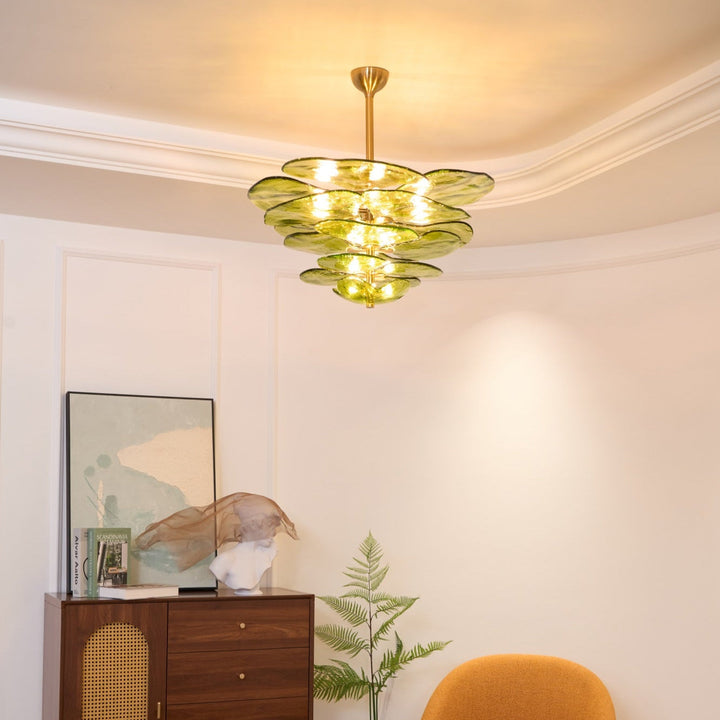 Petals Gold Murano Chandelier - Vakkerlight