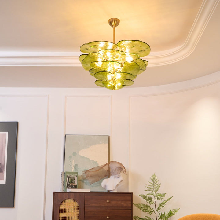 Petals Gold Murano Chandelier - Vakkerlight