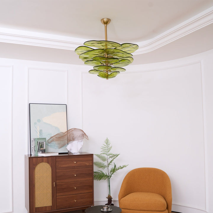 Petals Gold Murano Chandelier - Vakkerlight