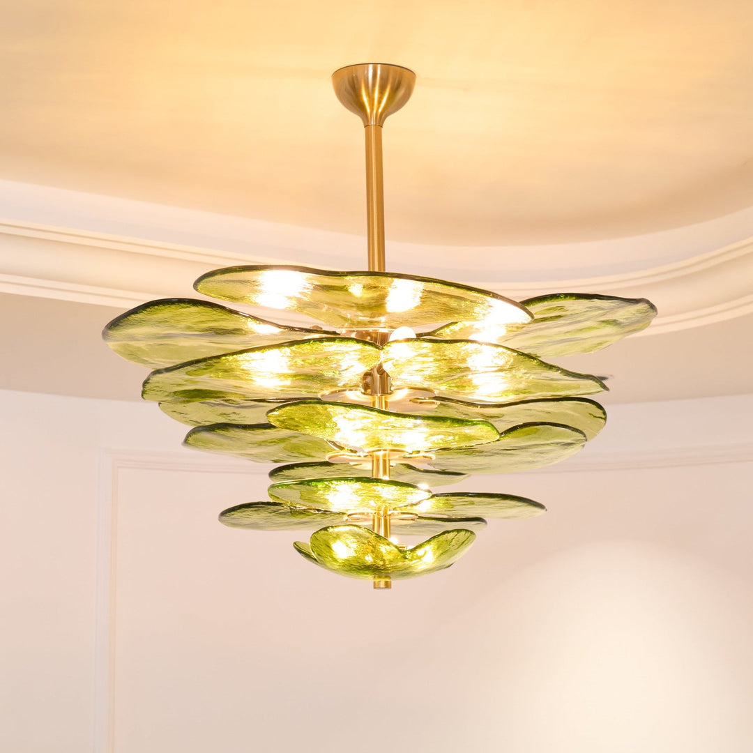 Petals Gold Murano Chandelier - Vakkerlight