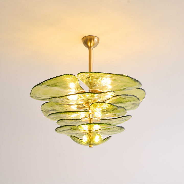Petals Gold Murano Chandelier - Vakkerlight
