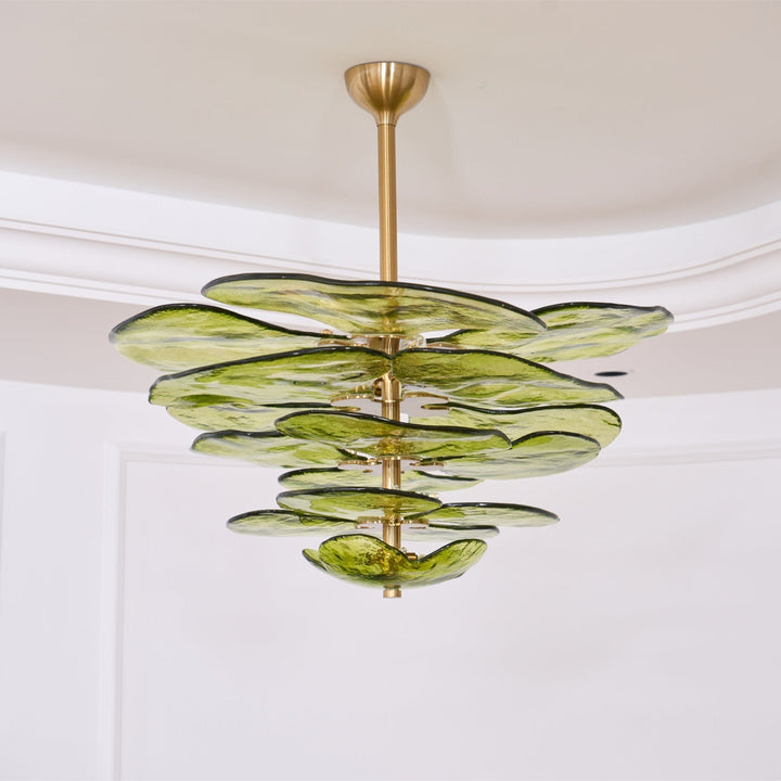 Petals Gold Murano Chandelier - Vakkerlight