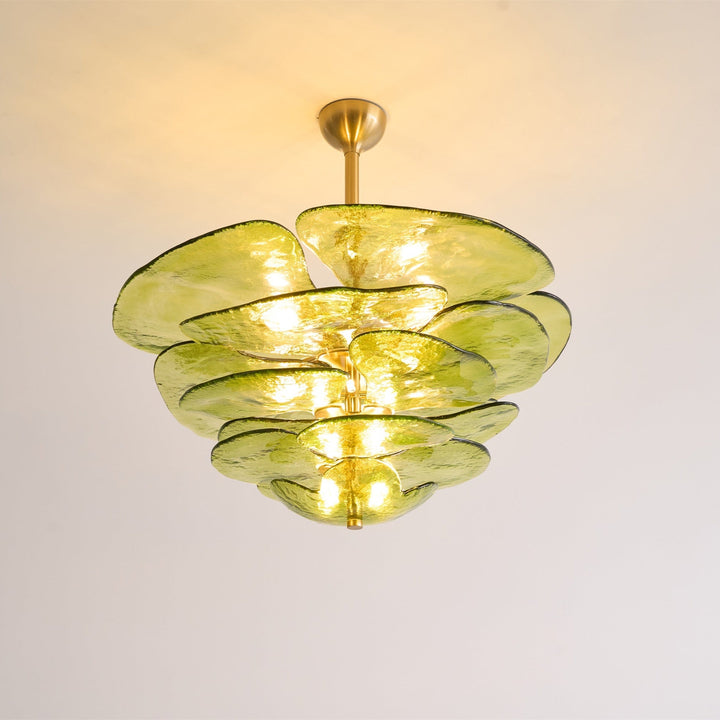 Petals Gold Murano Chandelier - Vakkerlight