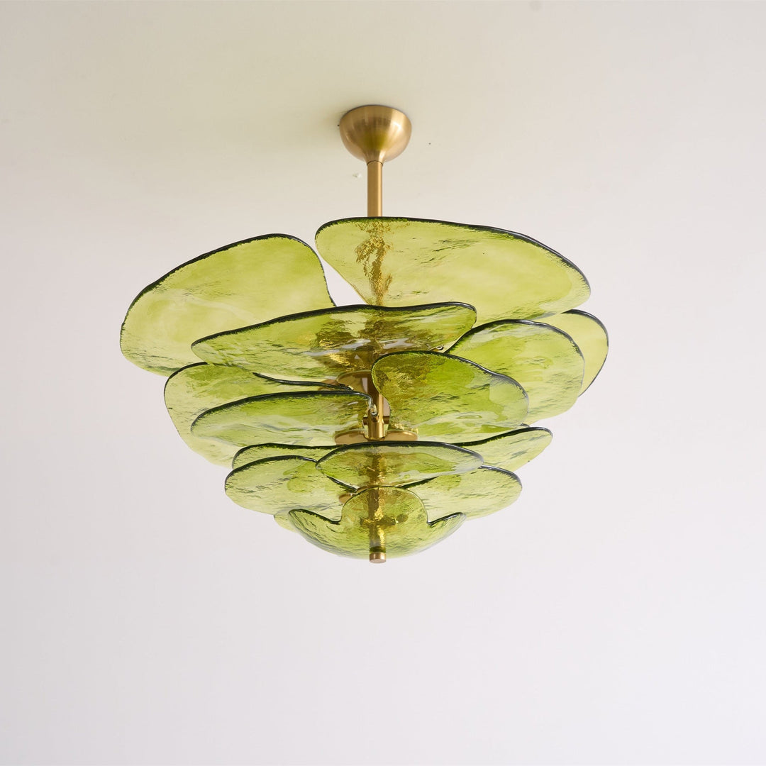 Petals Gold Murano Chandelier - Vakkerlight
