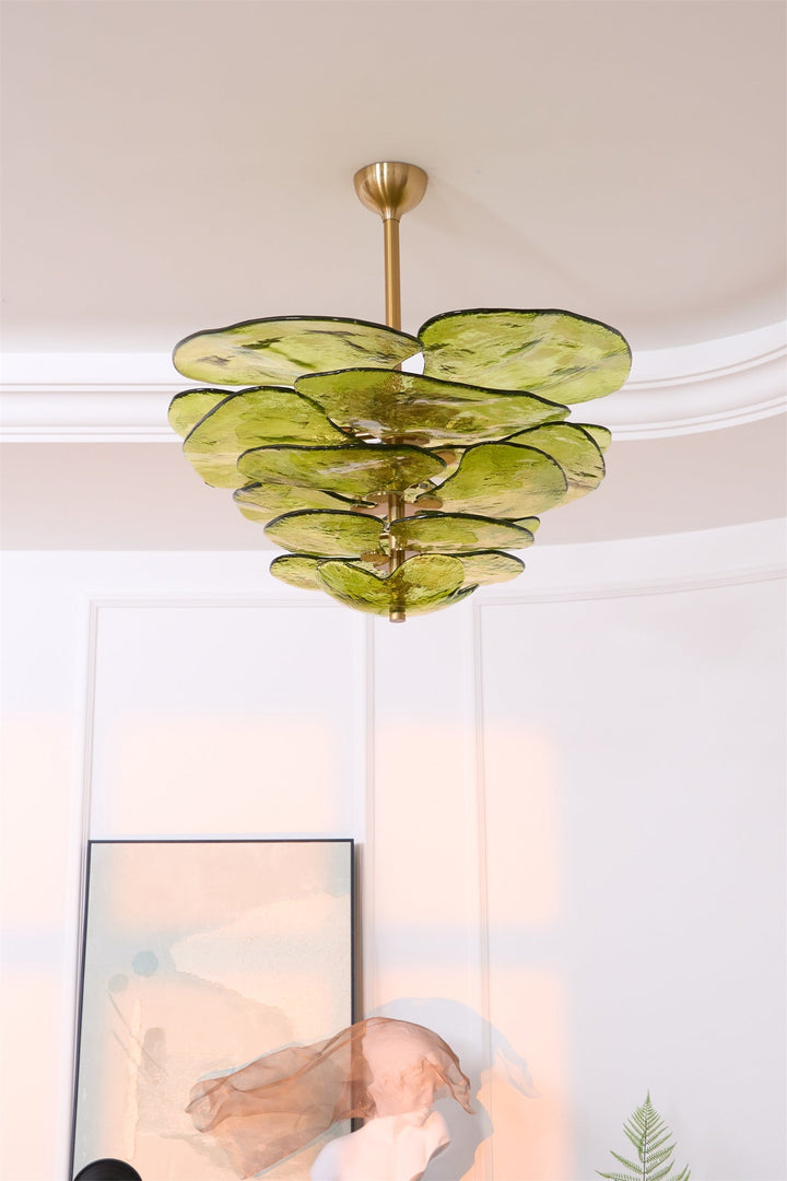 Petals Gold Murano Chandelier - Vakkerlight