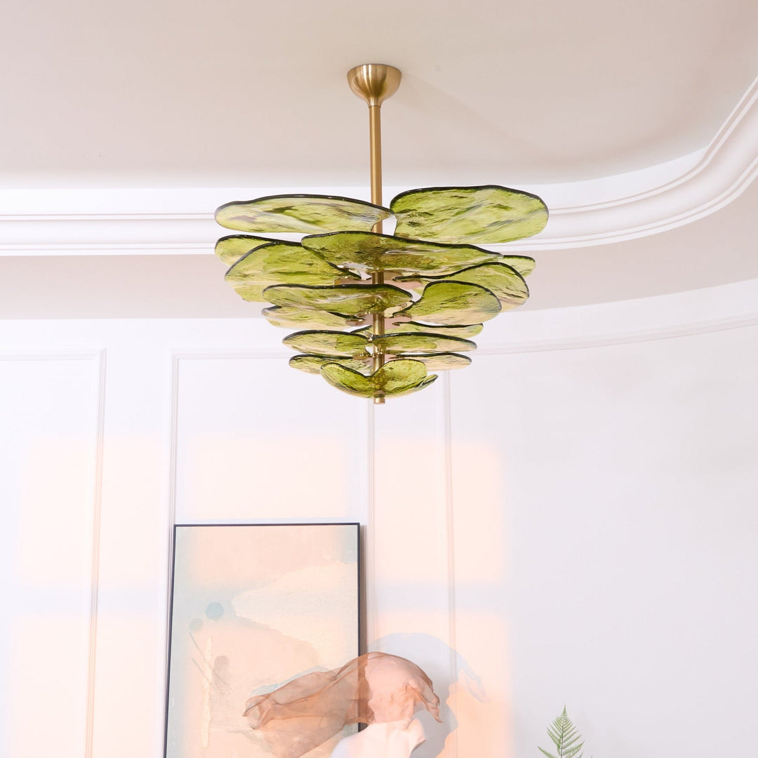 Petals Gold Murano Chandelier - Vakkerlight