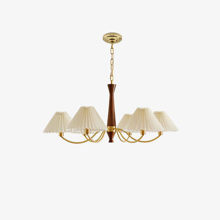Pleated Chandelier