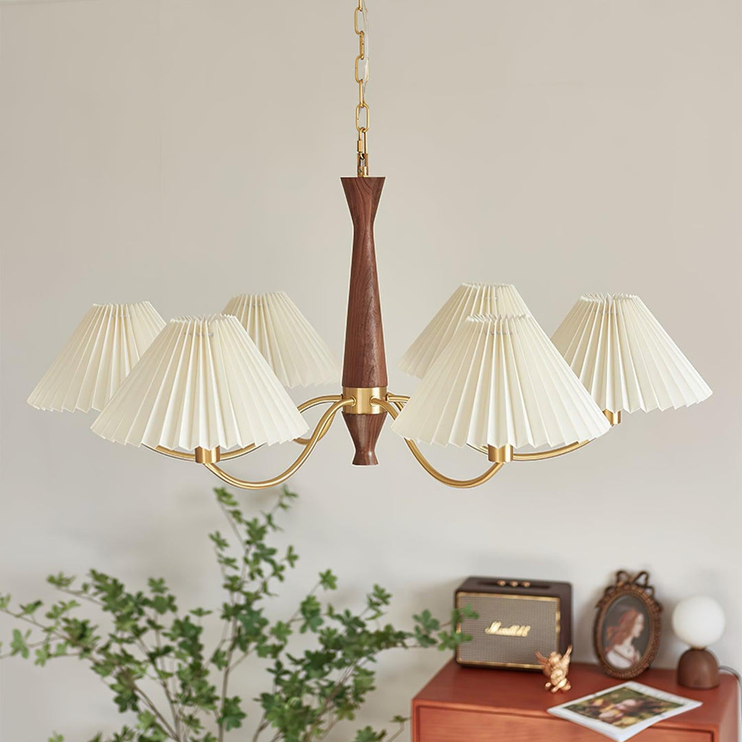 Pleated Chandelier - Vakkerlight
