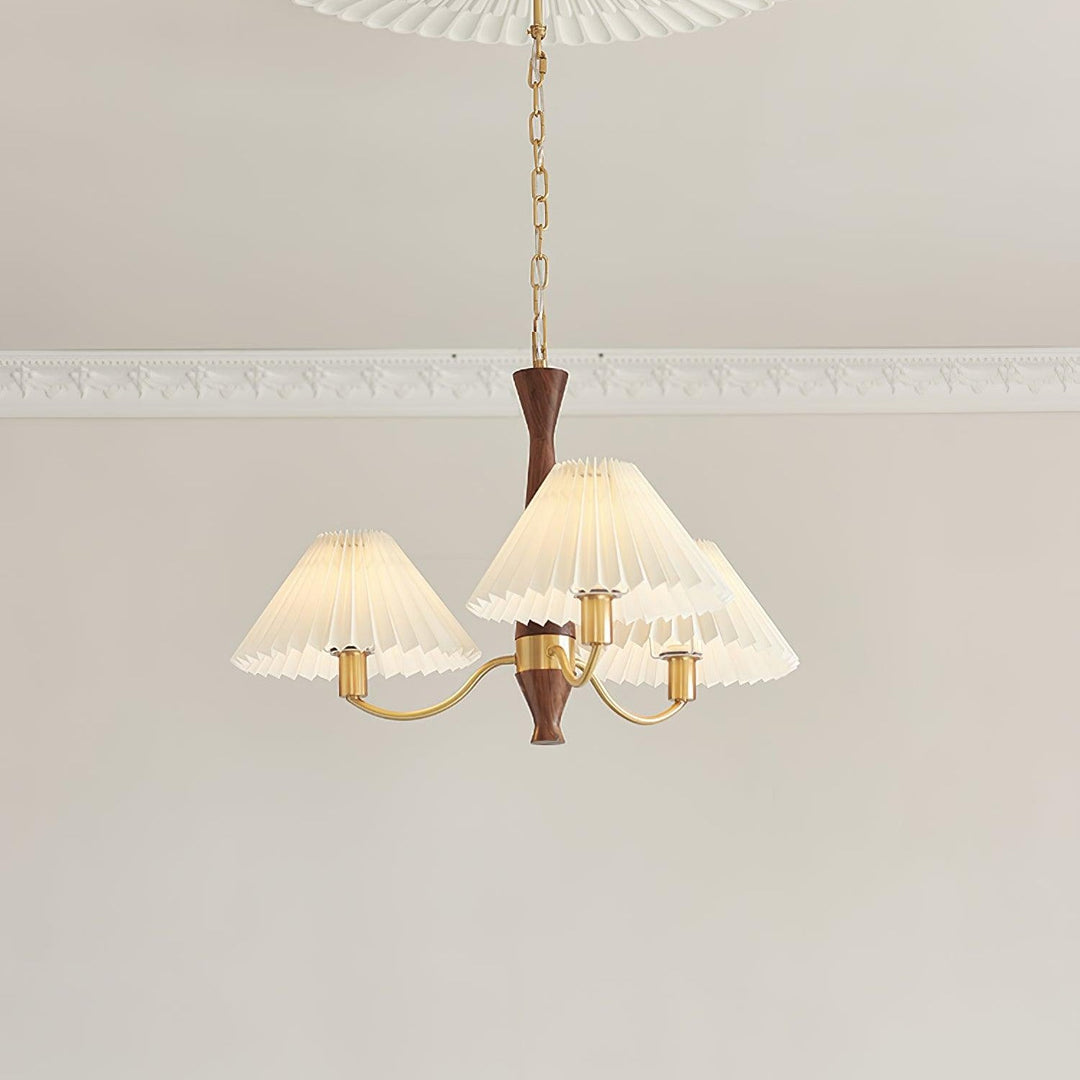 Pleated Chandelier - Vakkerlight