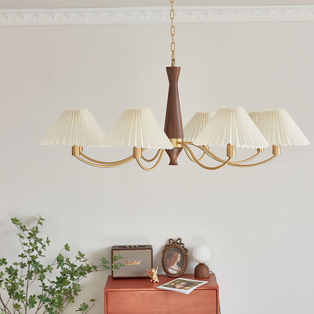 Pleated Chandelier - Vakkerlight
