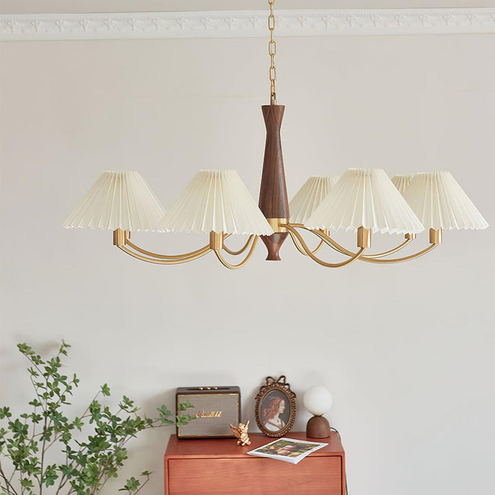 Pleated Chandelier - Vakkerlight