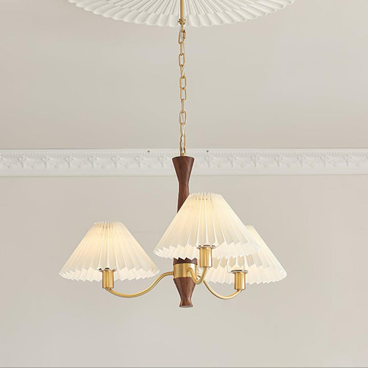 Pleated Chandelier - Vakkerlight