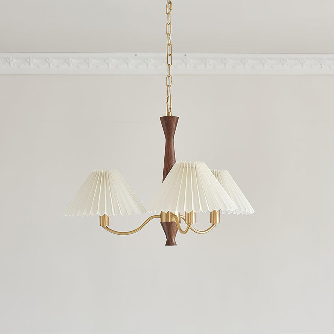 Pleated Chandelier - Vakkerlight