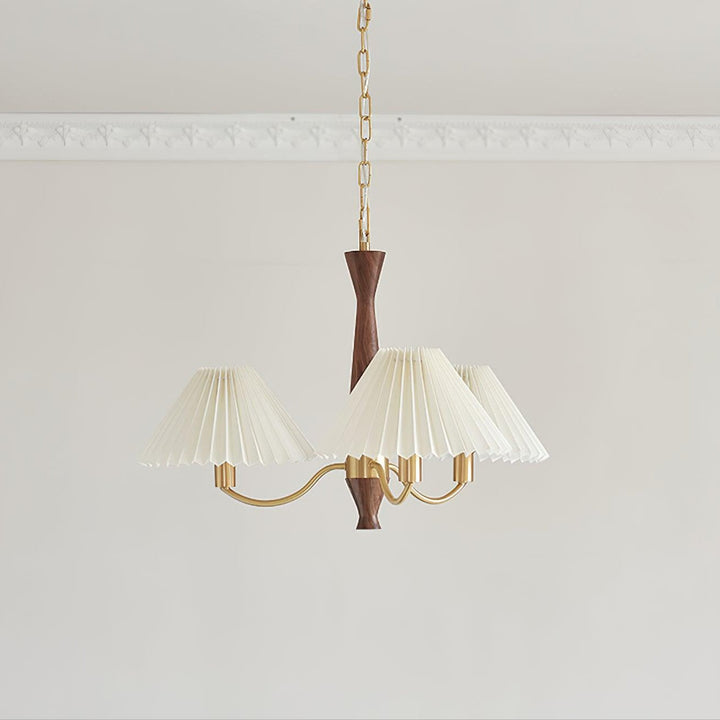 Pleated Chandelier - Vakkerlight