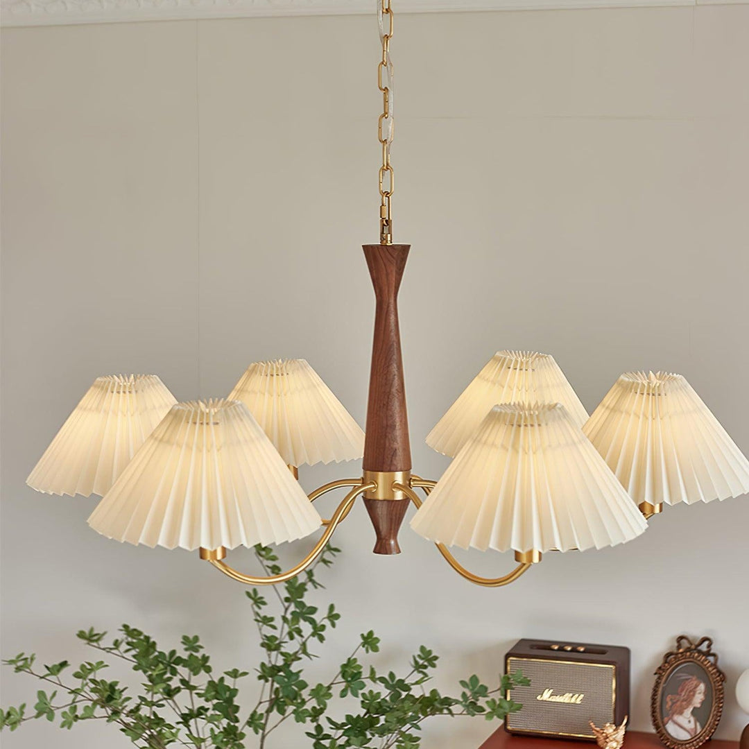 Pleated Chandelier - Vakkerlight