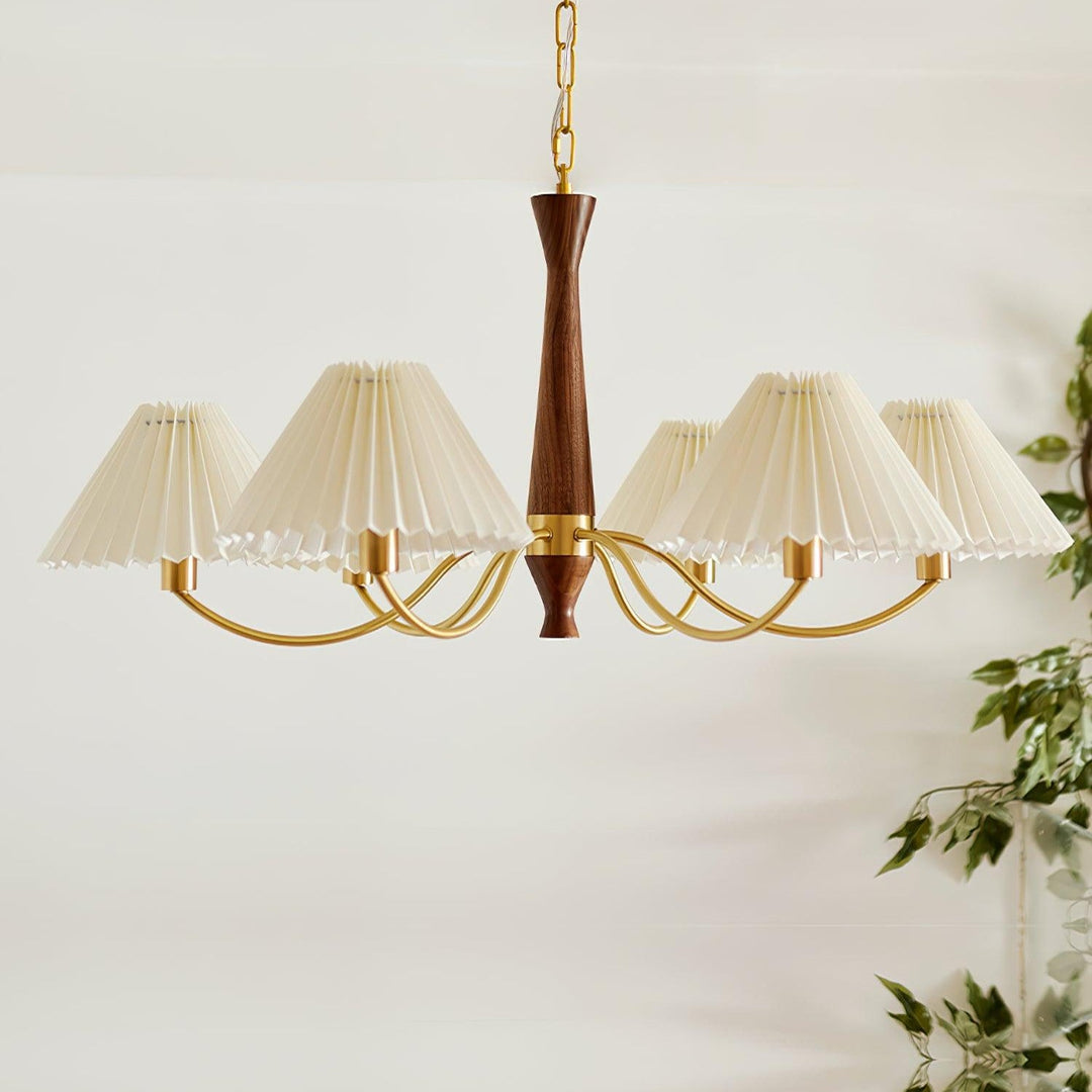 Pleated Chandelier - Vakkerlight