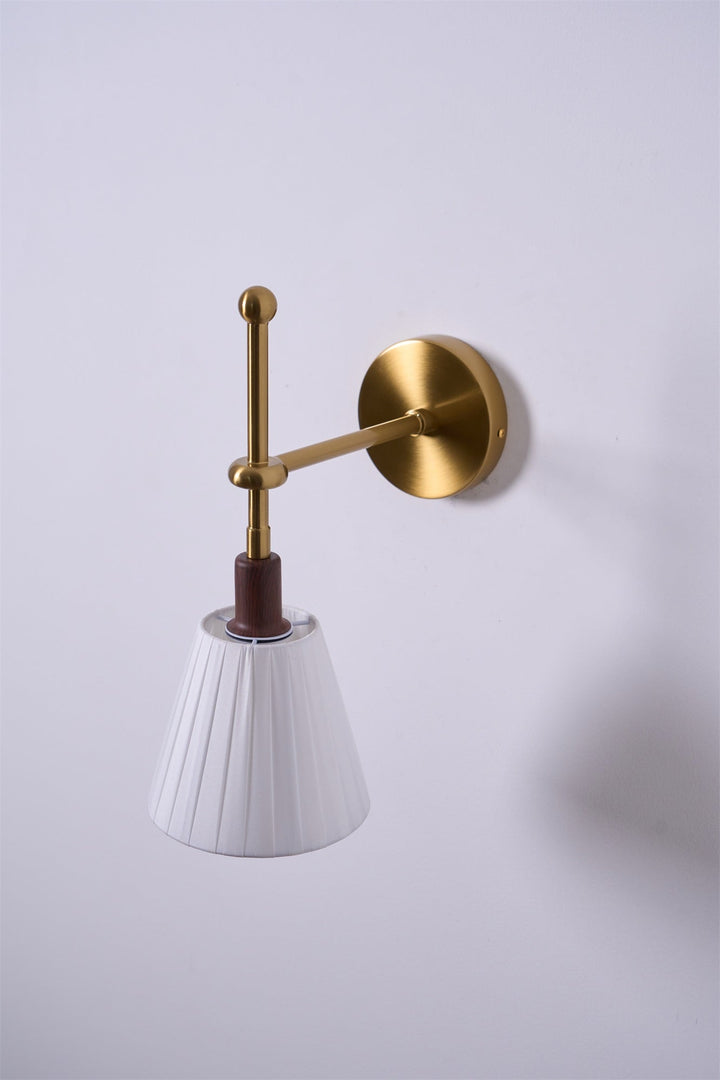 Pleated Fabric Wall Lamp