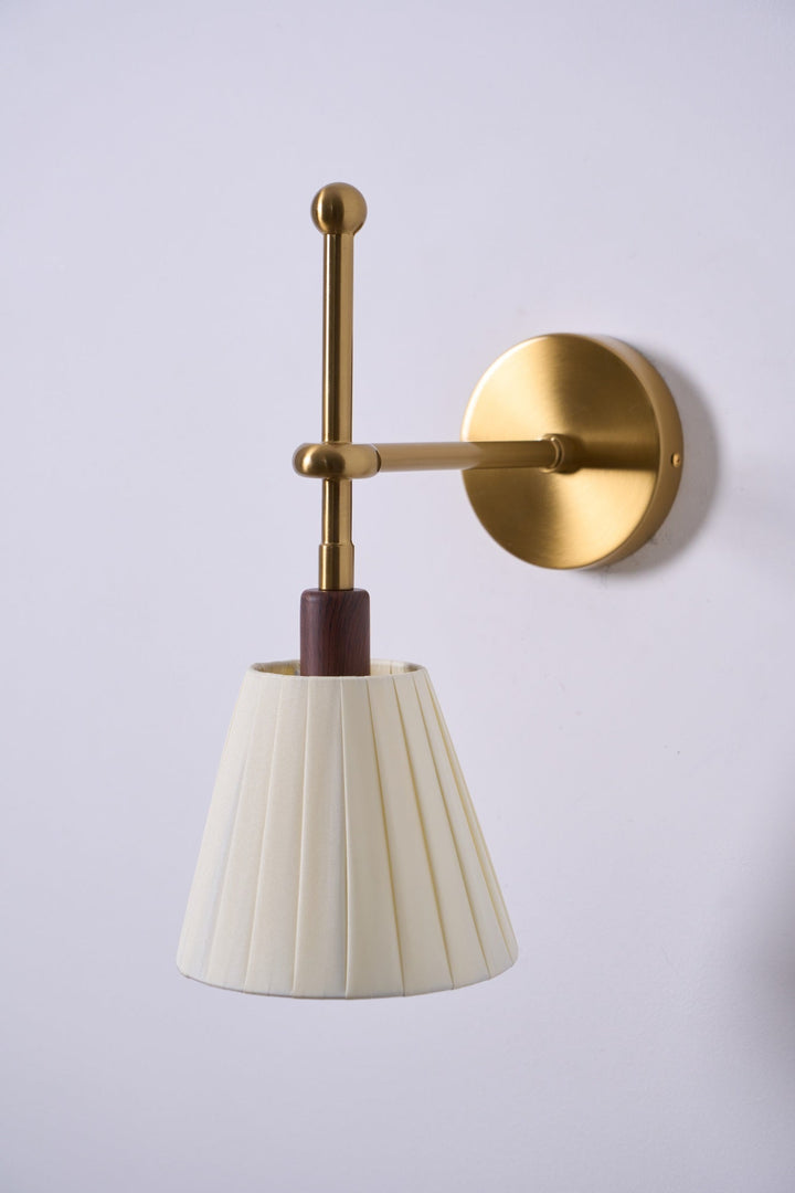 Pleated Fabric Wall Lamp