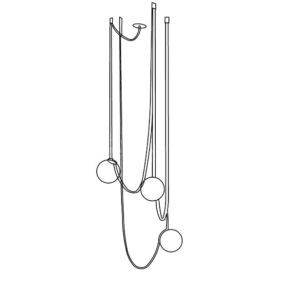 Multiple Belt Art Pendant Light - Vakkerlight