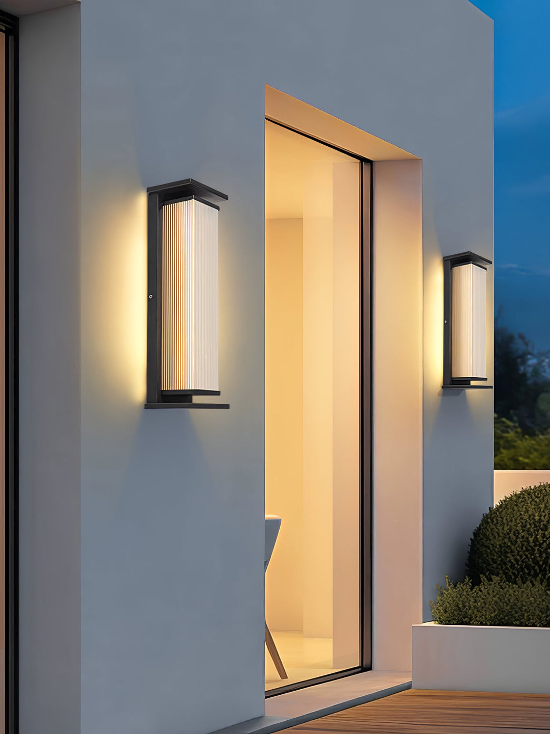Rectangular Box Solar Outdoor Wall Lamp - Vakkerlight