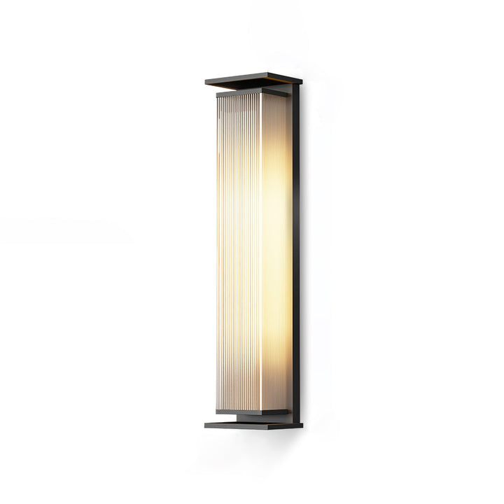 Rectangular Box Solar Outdoor Wall Lamp - Vakkerlight